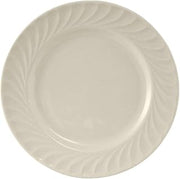 Tuxton MEA-055 Vitrified China Meridian Plate, 5-5/8", Eggshell (Pack of 36),