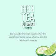 AriZona Green Tea with Cucumber and Citrus / 22 Fl Oz (12 Pack) / 12 Iced Tea