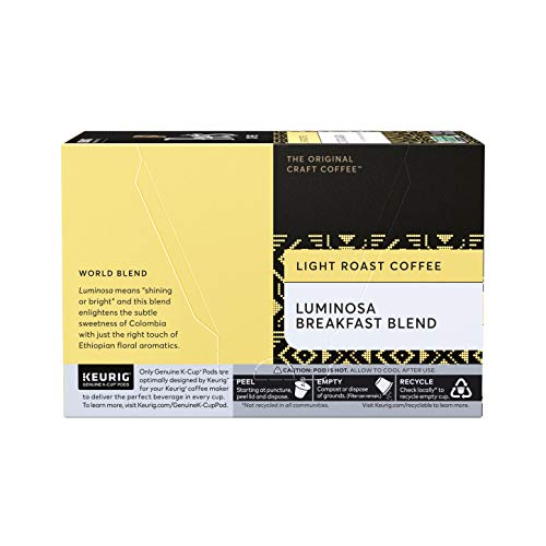 Peet's Coffee Luminosa Breakfast Blend / 10 Count (Pack of 1) / 1 Ground Coffee