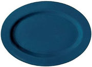 G.E.T. M-4010-TB 16.25" x 12" Oval Platter (Qty, 12), Melamine, Blue (Pack of 12)