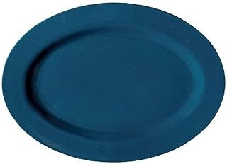 G.E.T. M-4010-TB 16.25" x 12" Oval Platter (Qty, 12), Melamine, Blue (Pack of 12)
