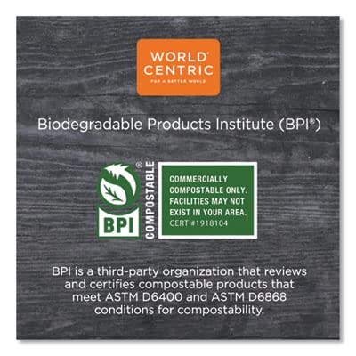 BOL-CS-24 100% Compostable Ingeo Fiber Bowl Clear Lids by World Centric – 16–32 oz Clear (pack of 300), Plastic, Clear, Pack of 300, Model BOLCS24