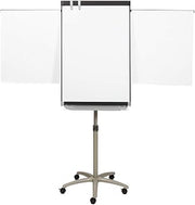 Quartet Easel, Magnetic Whiteboard, 2' x 3', Adjustable, Mobile, Flipchart Holder, Prestige 2, Black Frame (ECM32P2)