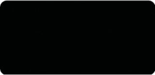 HUBERT Chalkboard Style Labels Black Rectangle - 4"L x 2"H, 100 Per Roll