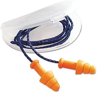 Howard Leight SmartFit Multiple-Use Earplugs, Cordless, 25NRR, Orange, 100 Pairs