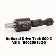 E-Z LOK 1/4"-28 IT, 7/16"-14 ET, 0.437" L / Pack of 5 / Metallic Gray Thread Locking Inserts