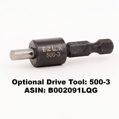 E-Z LOK 1/4"-28 IT, 7/16"-14 ET, 0.437" L / Pack of 5 / Metallic Gray Thread Locking Inserts