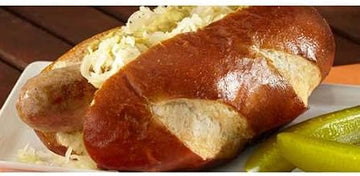 Gonnella Baking Sliced Torpedo Pretzel Roll, 3 Ounce -- 42 per case.