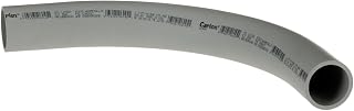 Carlon UA9AH 1-1/2 Inch PVC Elbow, Schedule 40, 90 Degree with Standard Bend Radius, Plain End, Electrical Conduit Fitting for Commerical and Residential Applications