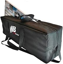 Collapsible Chafing Stand Carrying Bag – 6-Compartment Padded Tote by TWB Innovations – Heavy Duty Polyester with Handles & Shoulder Strap – Fits 6 Chafing Stands – Catering Equipment Storage Bag
