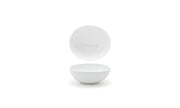 Ellipse Bowl by Front of the House – 2" H x 4.75" W x 5.25" L, 10.0 ounces, Porcelain, White, Pack of 12