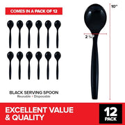Stock Your Home Silver / 12 count / 12 Serving Spoons