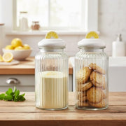 10 Strawberry Street Lemon Slice / Large / 49.0 fluid_ounces Food Jars & Canisters