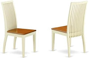 Furnifact Upholstered Dining Chair with Wood Frame, Kitchen Chairs for Dining Room Table Set for 2
