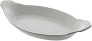 10 Strawberry Street Whittier 10" Boat Dish, White