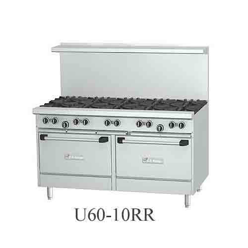 Garland U Series 60" Gas Restaurant Range with (10) by Imperial – 3.9 cubic_feet, Stainless Steel, Stainless-Steel, Model U60-10RS