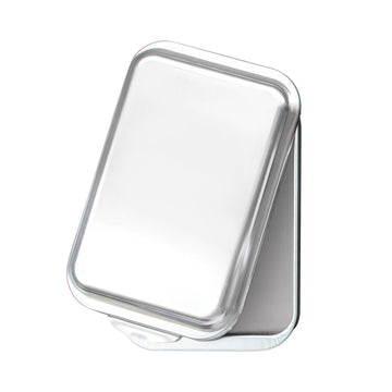 Classic Metal 9x13 Covered Cake Pan by Nordic Ware – 9" x 13", 9.0 inches, Aluminum, Silver, Model 46320