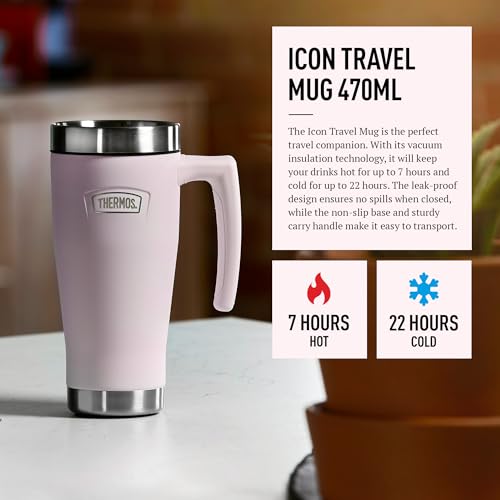 THERMOS Peony Pink / 15.9 Ounces / Modern Cups & Mugs