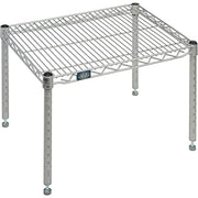 Nexelate Silver Epoxy Wire Dunnage Rack – Wire, Silver, Model P1824EP