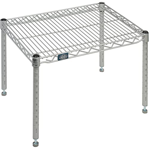 Nexelate Silver Epoxy Wire Dunnage Rack – Wire, Silver, Model P1824EP