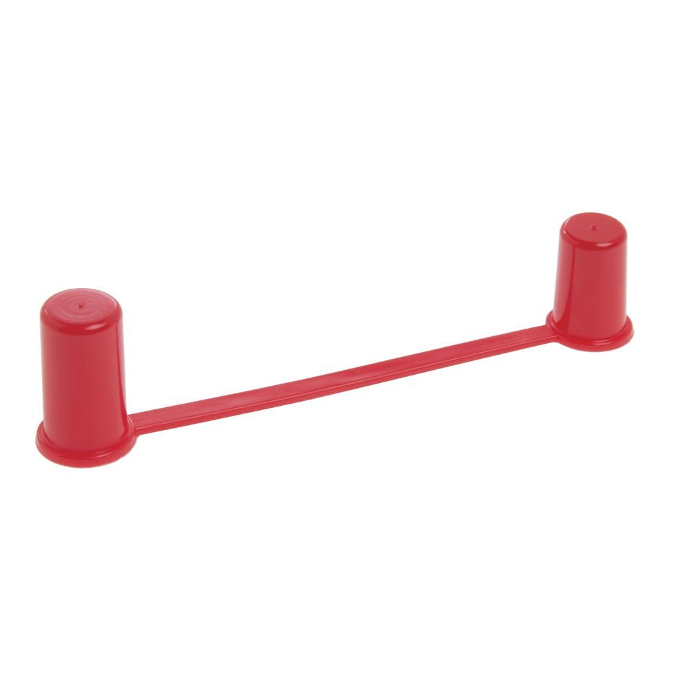 Edhard Spout Closures for Donut Filler by Edhard Corporation – Plastic, Red, Pack of 12, Model F-2265