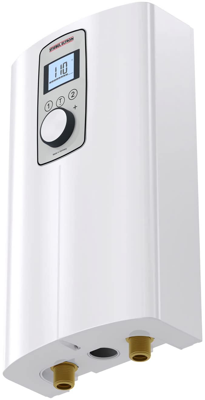 Model DHC-E 8/10-2 Plus Trend Point-of-Use Electric Tankless Water Heater by Stiebel Eltron – 0.07 gallons, White, Model 202145