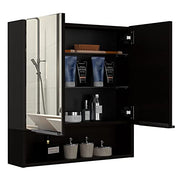 DEPOT E-SHOP Black Wengue / Modern / 1 Medicine Cabinets