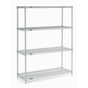 18486C Chrome Wire Shelving by Nexel – Alloy Steel, Chrome, Model 188402