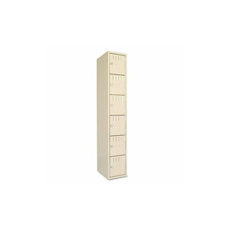 12 by 18 by 72 Single Stack Box Locker by Tennsco – 12 by 18 by 72, Alloy Steel, Sand