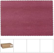 Solid Econo Scal Burgandy Placemat - 1000 per case.