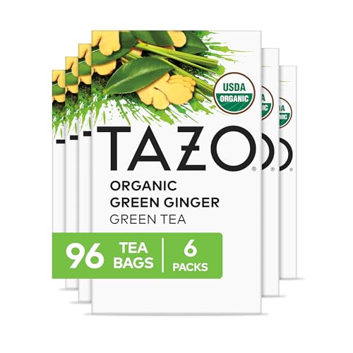 TAZO 16 Count (Pack of 6) / Green Ginger / 6 Tea Samplers