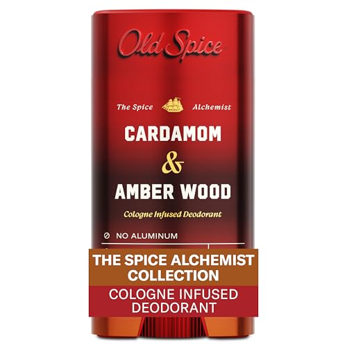 Old Spice Cardamom + Amber Wood / 3 Ounce (Pack of 1) / 1 Deodorant