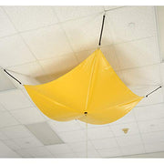 7' x 7' Leak Diverter - Yellow by Global Industrial – Flame Retardant PVC, Yellow, Model YLD27