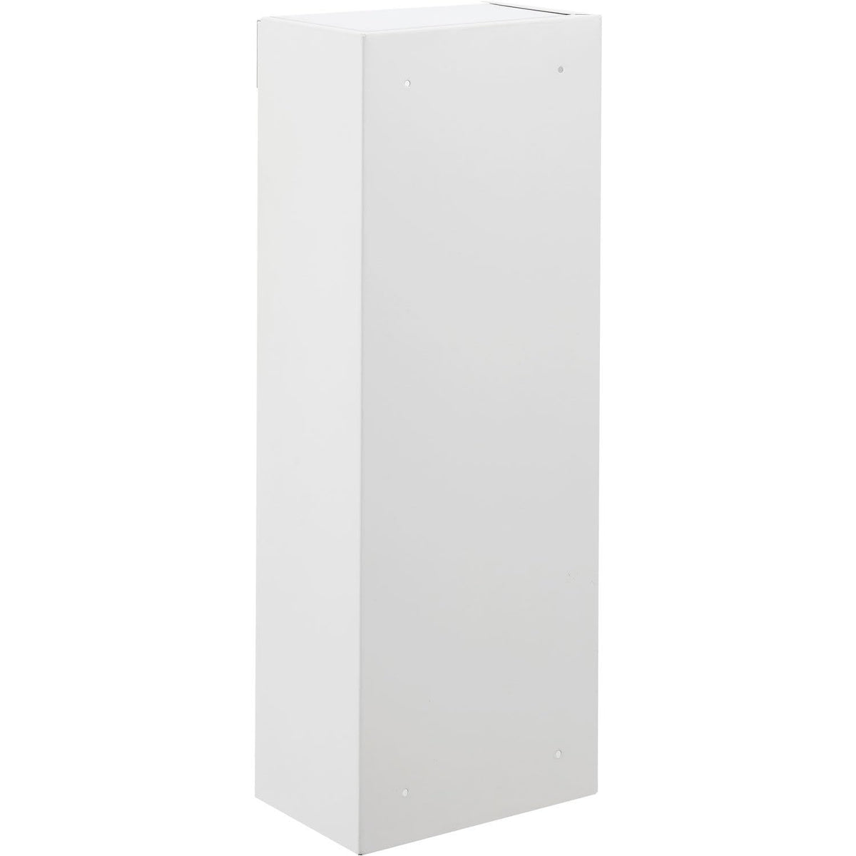Lockable Steel Fire Extinguisher Cabinet with Breakable by Global Industrial – Steel, White, Model 670601