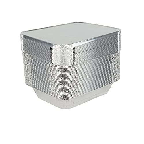 Stock Your Home 10 Pack w/ Lids / Silver / With Lids Disposable Cookware