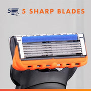 Gillette 6 Count (Pack of 1) / Orange / 1 Cartridges