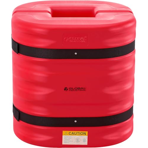 Column Protector by Global Industrial – HDPE, Red, Model 670832