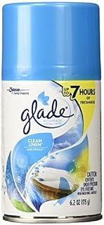Glade Automatic Spray Refill, Clean Linen, 6.2 Oz(Pack of 2)