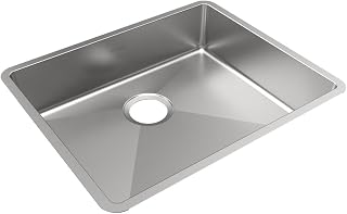 Elkay ECTRUAD211755 Crosstown 18 Gauge Stainless Steel 22-1/2" x 18-1/2" x 5-1/2" Single Bowl Undermount Sink
