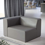Modway Grey / Left-Arm Chair / 1 Sofas & Couches