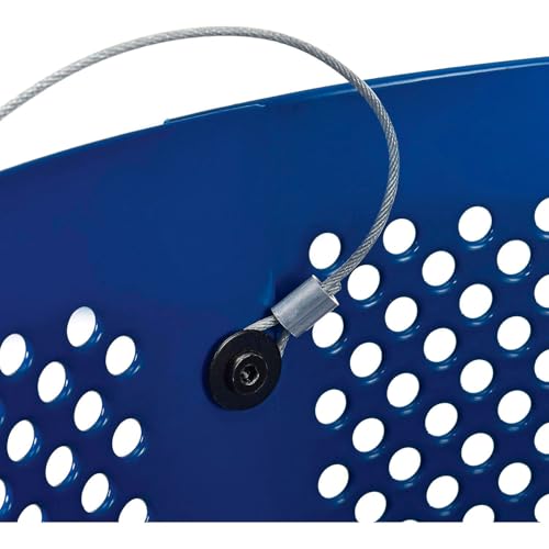 Global Industrial Blue / Industrial / 36.0 gallons Outdoor Trash Cans