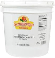 Bay Valley Foods 408 Kosher Sandwich Slice Pickle, 2 Gallon -- 1 each.