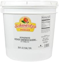 Bay Valley Foods 408 Kosher Sandwich Slice Pickle, 2 Gallon -- 1 each.