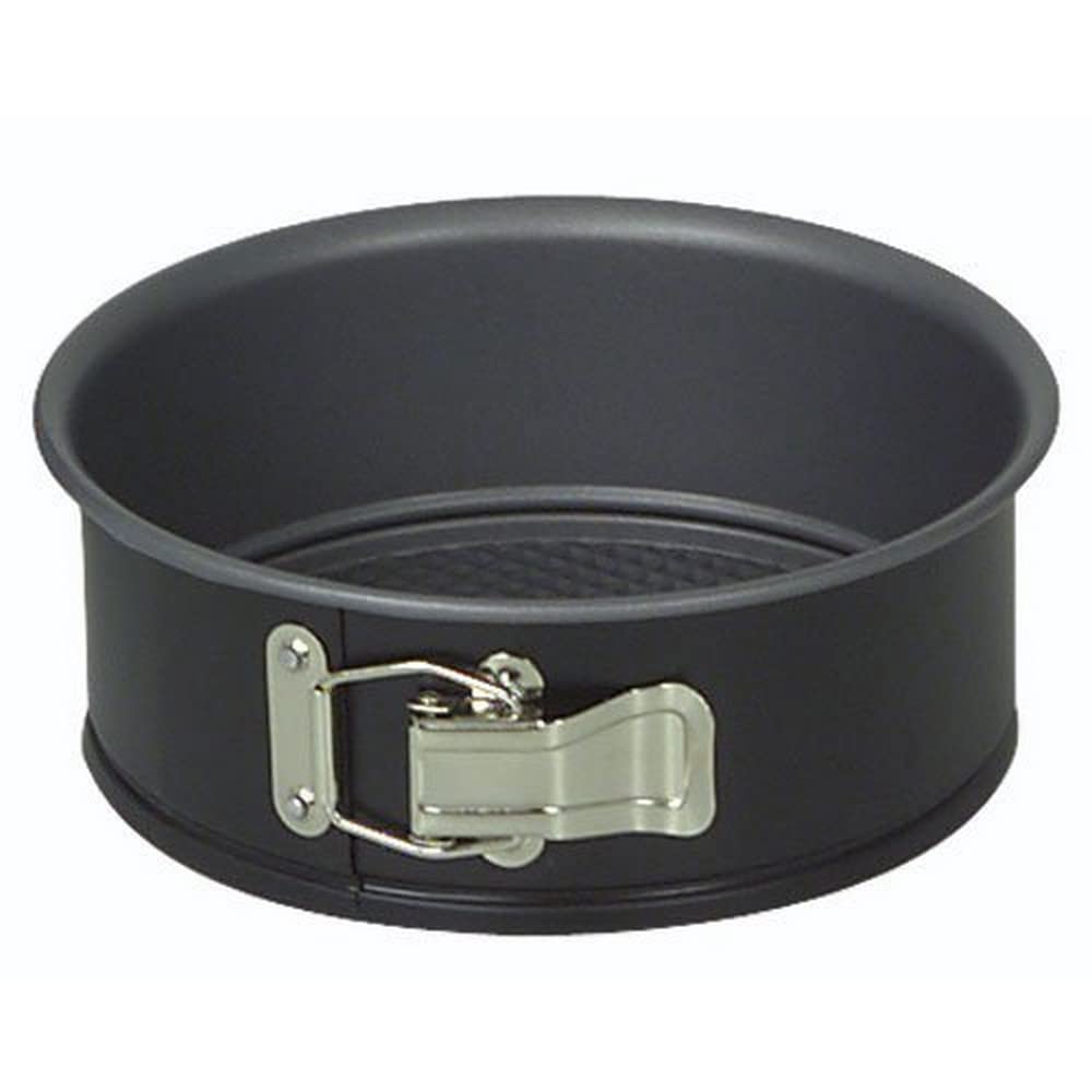Browne () 7" Non-Stick Smooth-Sided Spring Form Cake Pan by Browne Foodservice – 7.0 inches, Tin, Black, Model 746080