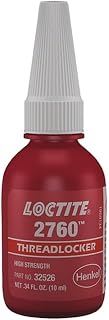Loctite 32525 2760 Red Primerless High Strength Threadlockers, 1.69 oz., 50 mL