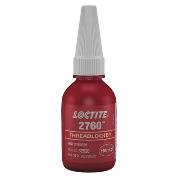 2760 Red Primerless High Strength Threadlockers by Loctite – 50 mL, Acrylic, Red, Model 32525