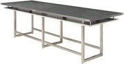 Safco Mirella Conference Table Standing Height - 12' Stone Gray