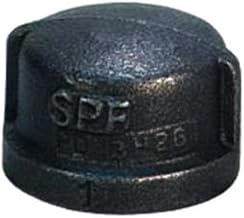 Anvil International 0818900565 Imported Malleable Iron Cap, 3/4", Black