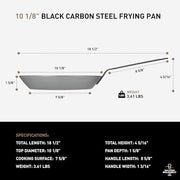 Matfer 10 1/8" / Gray / 2.0 quarts Woks & Stir-Fry Pans