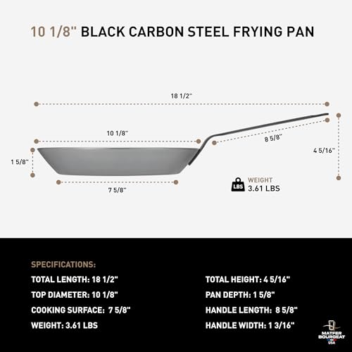 Matfer 10 1/8" / Gray / 2.0 quarts Woks & Stir-Fry Pans